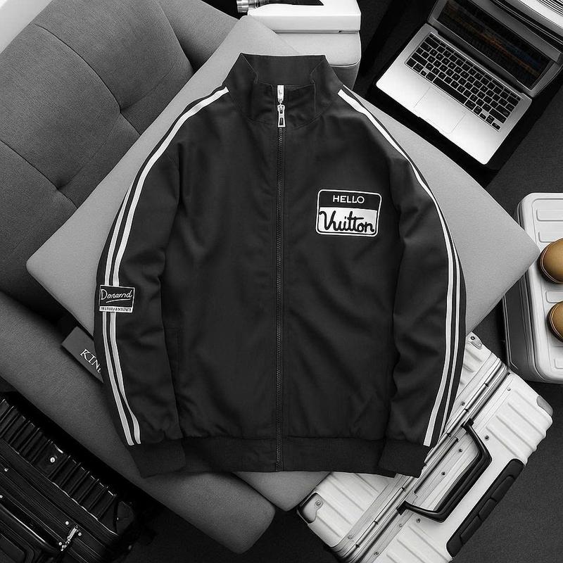 Áo khoác dù nam nữ viền tay phối 2 màu phong cách - áo gió màu trắng có túi trong thời trang MS6699 Menswear Jacket