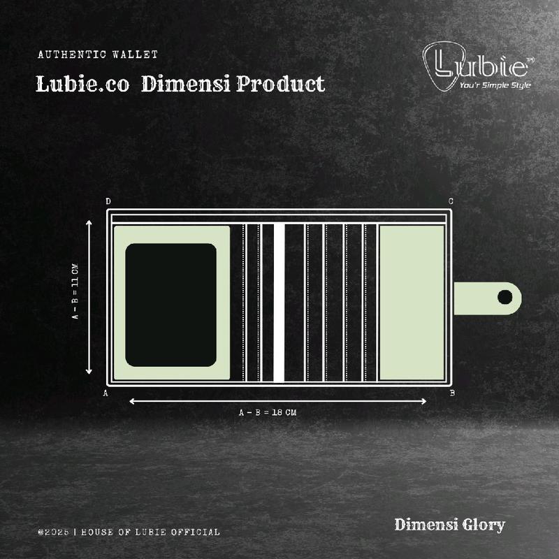 LUBIE Dompet Cewek dompet kanvas bahan premium |  Dompet Kartu Viral | Glory Wanita 4