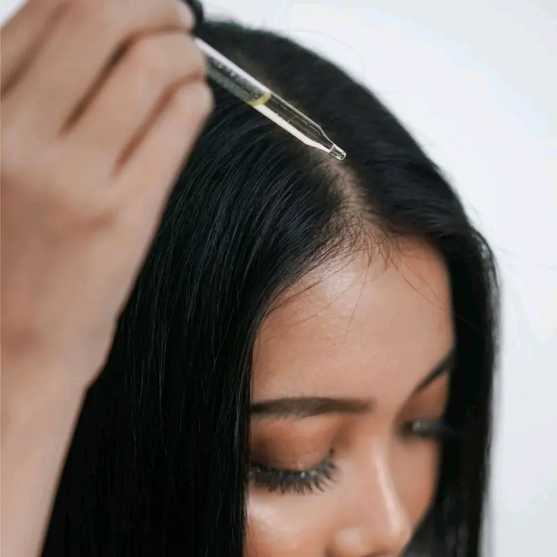 Ris'h Minyak kemiri asli membantu melebatkan rambut, atasi rambut rontok 3
