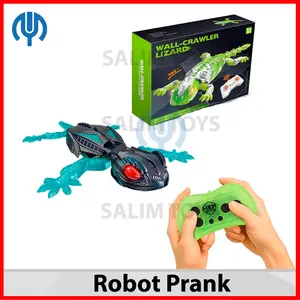 MAINAN ANAK PRANK TOYS KADAL CICAK RC REMOTE KONTROL ANIMAL REPTIL BISA BERJALAN DAN MERAYAP
