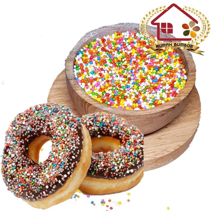 Toping Springkel Promo (1 kg) SPRINGKLE Springkle Kue Topping Warna Warni Baking Makanan ...