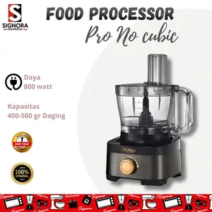NEW FOOD PROCESSOR PRO TANPA CUBIC CUTTER DARK GREY