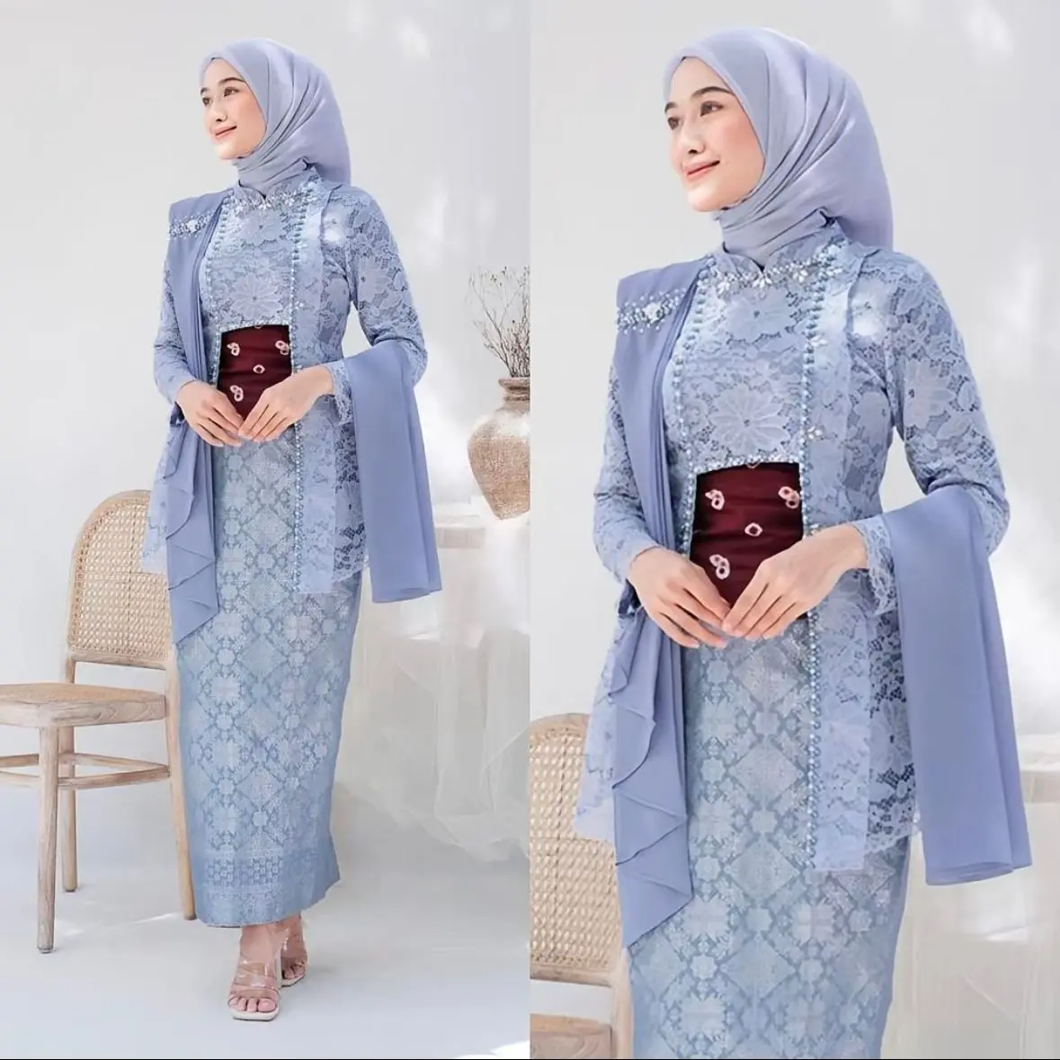 LAKSMI KEBAYA+ROK denim