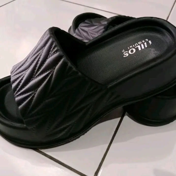 Sandal Selop Karet Wanita Hilo's 2349 Ringan Nyaman & Empuk wedges 1