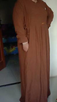 Product Review of NIKITA Dress CIBY | DRESS Cringkel LD 120-135 Panjang Wanita gamis Muslim from W**a 2