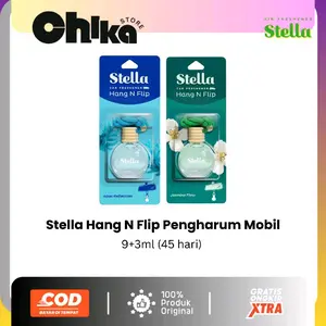 Pengharum Mobil Parfum Mobil Stella Hang N Flip 9ml+3ml awet sampai 45hari
