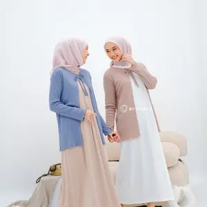 by Choco - Gia Cardigan Long - Kardigan Panjang Outer Syari Big Size Jumbo