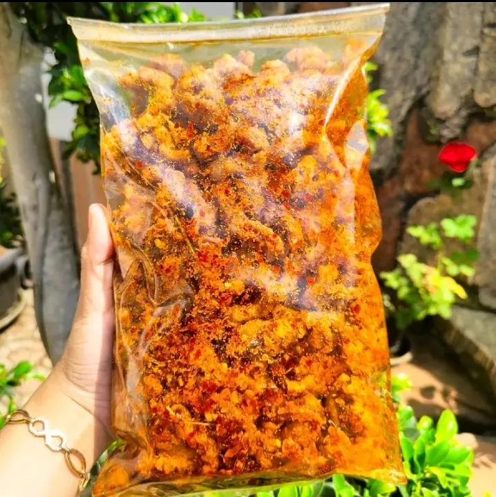 Usus Ayam Crispy pedas daun jeruk 1kg 6