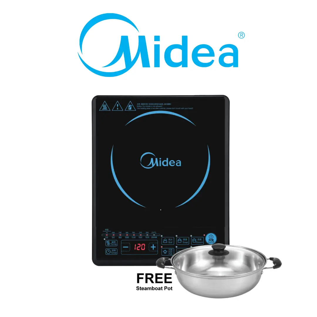 MIDEA MIC2233 PORTABLE INDUCTION COOKER - NOW WITH FREE POT PROMO