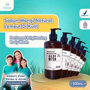 Perfume Body Wash Sabun Mandi Cair Shower Gel Brightening Maskit 500ml - Black Opium