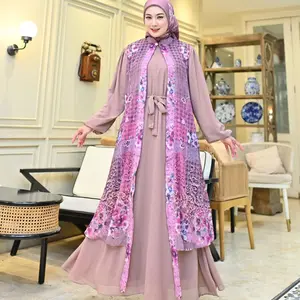 Sakeena Erlia Gamis Ceruty Digital Printing