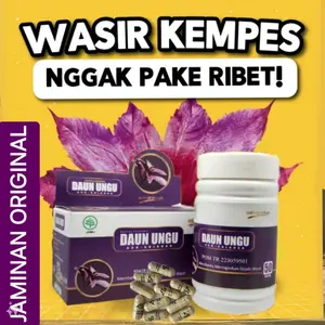 Kapsul Daun Ungu Ash-Shihhah Obat Wasir Ambeien Ambeyen - Suplemen Kesehatan Herbal