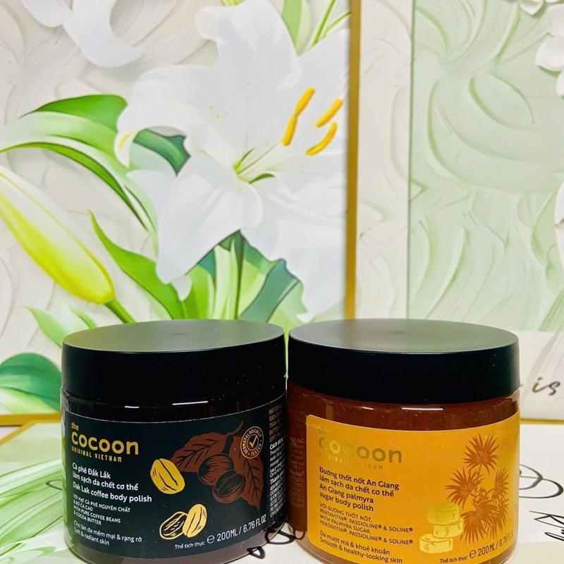 Tẩy tế bào chết body cocoon dưỡng ẩm sáng da