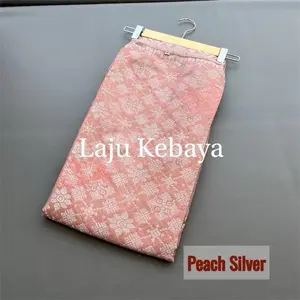 Rok Songket Span Jadi Karet Kiri Kanan Dan Resleting Belakang bawahan kebaya Wanita Semi Palembang Motif Songket Palembang