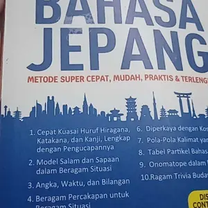 Buku Otodidak Kuasai Bahasa Jepang