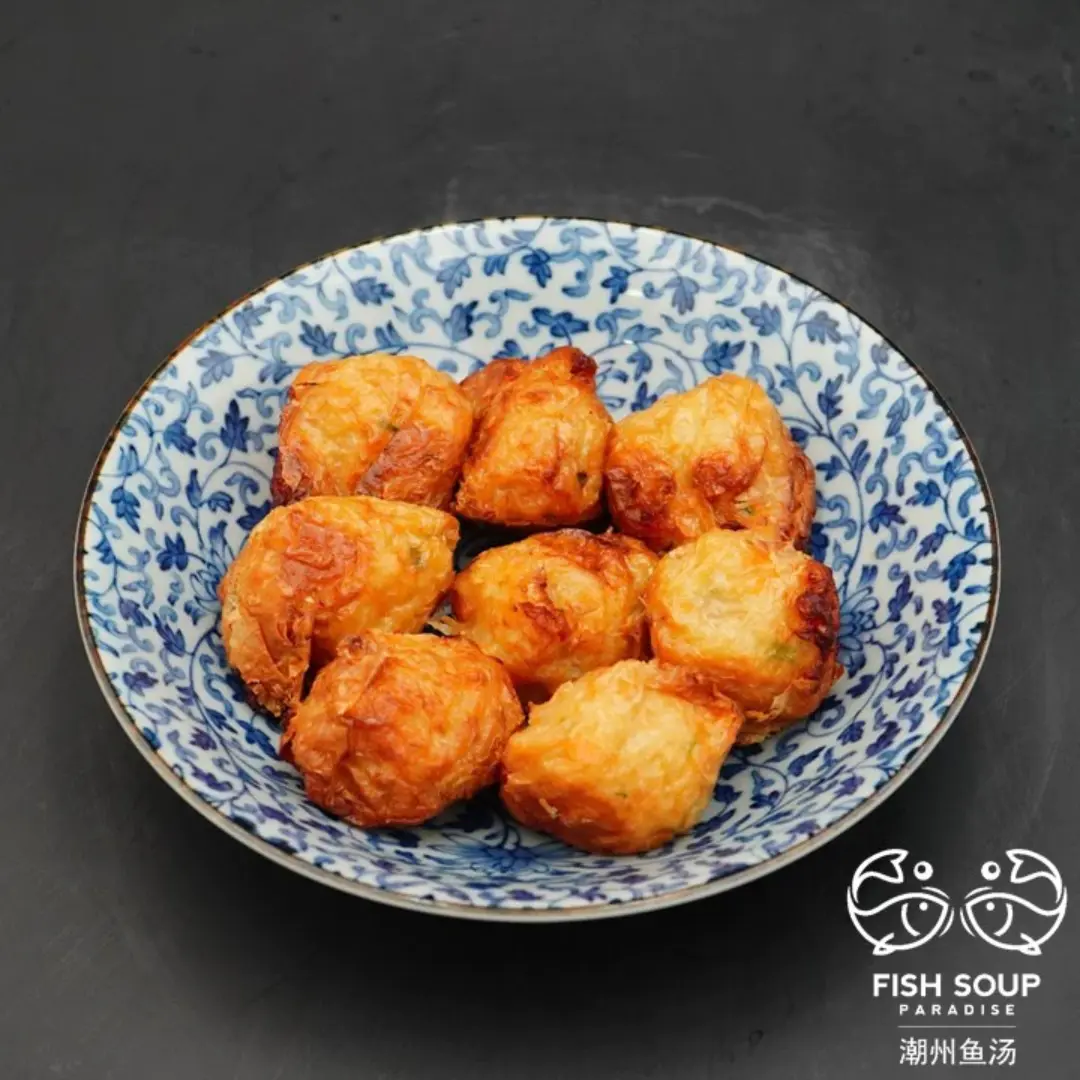 Fish Soup Paradise Teochew Prawn Roll 8pcs - Bundle of 2