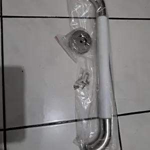 Handle Pegangan Kamar Mandi Toilet Anti Slip Stainless ABS FLUSSO | Handrail Pegangan Kamar Mandi 2482