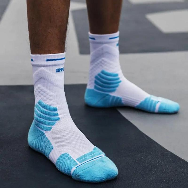Product Introduction of Basketball Socks Professional Sports Socks Moisture Sports Towel Socks Men Mid-Tube Breathable V0G7 27