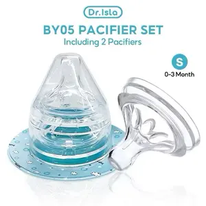 [PB] Dr.isla Dot Bayi Baru Lahir Soft Teat For Natural Wide Neck Bayi Silicon Nipple Anti Colic Pacifier BPA Free Perlengkapan Bayi Nipple Wideneck Botol PP drIsla Dot Lebar Bayi Pengganti