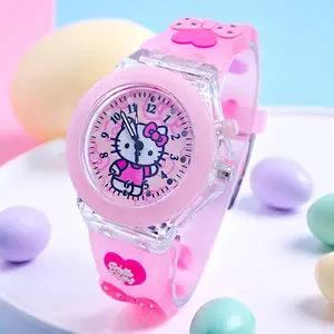 Jam Tangan Anak 3D Sanrio Import Lucu Melody Kuromi Cinamorol  Model Terbaru