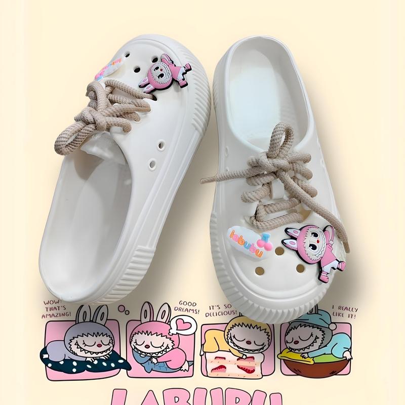 Best Seller. Sepatu Sandal LABUBU Baim Sandal DIY Sepatu Wedges Cewek 7