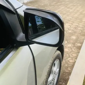 [Meta] Pelindung Tahan Air Penglihatan Alis Serat Karbon Universal untuk kaca spion mobil Otomotif Car