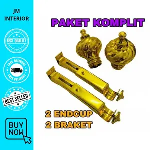 PAKET KOMPLIT 2 TUTUP 2 PENYANGGA BATANG GORDEN MURAH