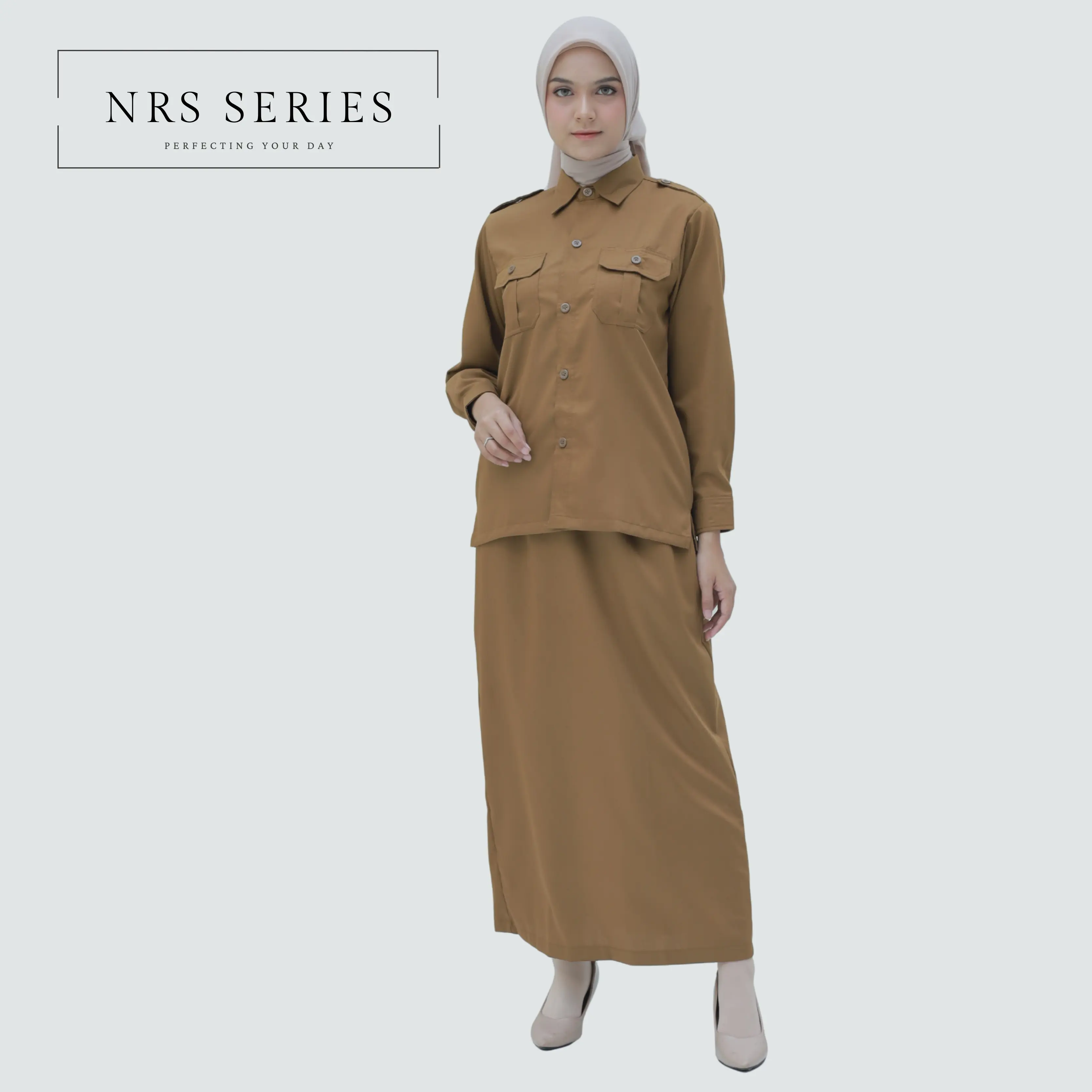 NRS Series - Baju Pdh Wanita Kemeja Seragam Dinas Pemda PNS