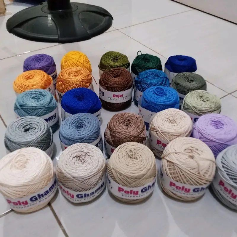 Benang Rajut Polyester - Poly Ghamy Premium 4