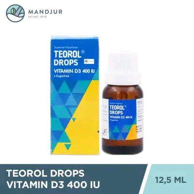 TEOROL DROPS VITAMIN D3 400 IU ISI 12.5 ML - Shop | Tokopedia