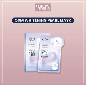 [READY ORI] OSM Mask Pearl Whitening Sheet Mask Masker Mencerahkan Wajah Viral Douyin TikTok