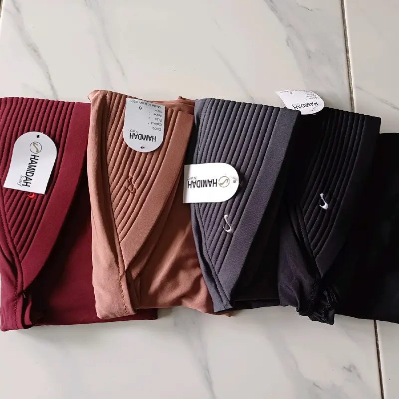 Hijab bergo hamidah size S pad besar pad tebal Bergo sport hamidah Kerudung 2
