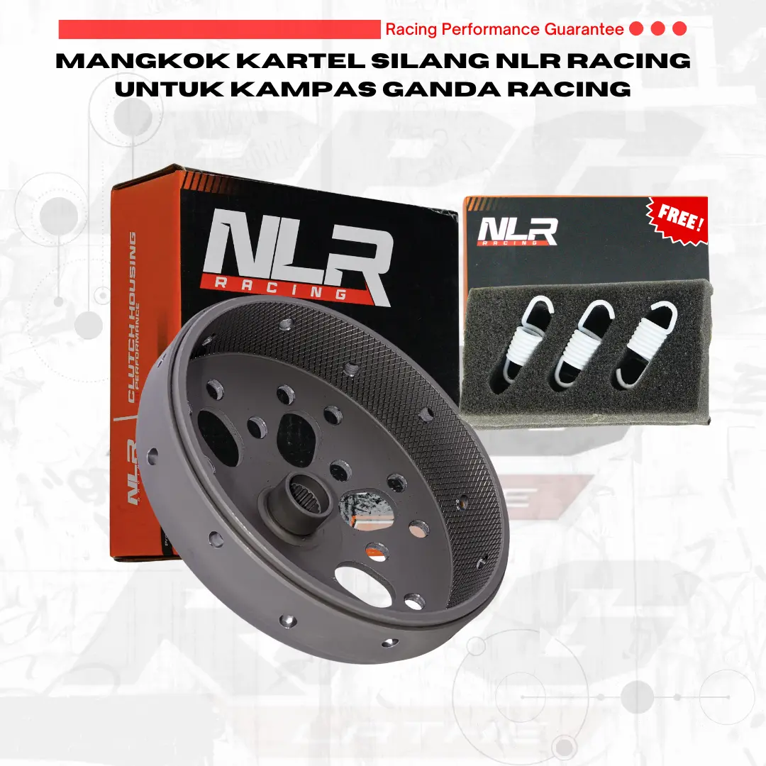 Mangkok Ganda Kartel Silang Custom Anti Gredeg Motor Matic Yamaha dan Honda Free Per Sentri
