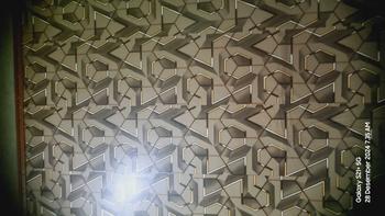 Product Review of PROMO TERBATAS BELI 3 Roll DIKIRIM 4Roll,   wallpaper sticker dinding MOTIF PUTIH SALUR BUNGA HIJAU  buat ruang tamu Bahan kertas PVC anti ciptaan air from n**y 0
