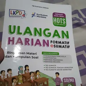 Buku LKS SD / Buku Ulangan SD Mi / LKPD Ulangan Harian Formatif & Sumatif Kurikulum Merdeka Kelas 1 2 3 4 5 6 - Pustaka Baru Press / Pustaka Baru Press - PB Siswa