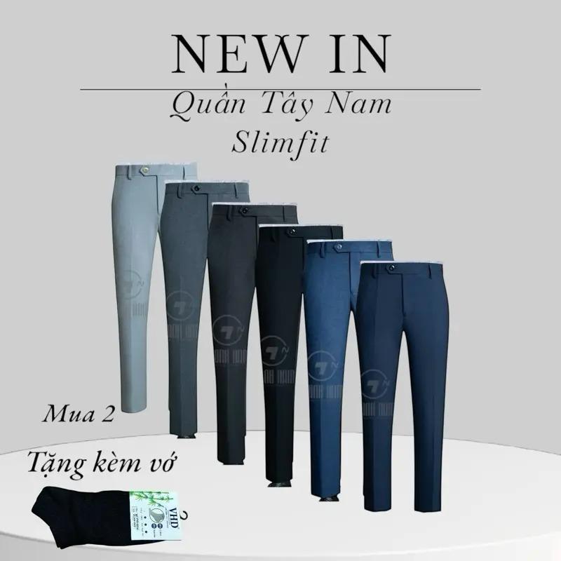 Quần Âu - Quần Tây Nam form Slimfit Ôm Vừa 6 Màu Sắc, Phong Cách Hàn Quốc, Chất Vải Mềm Mịn, Co Giãn, Thấm Hút Tốt – ThanhNamthoitrangcongso