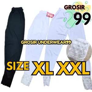 Celana Panjang Legging Renda Wanita Dalaman Gamis Hijab Perempuan Androk Haji Umroh GROSIR99