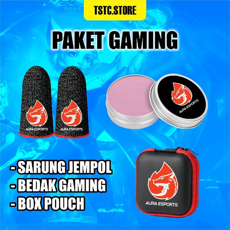 SARUNG GAME SHARK ISI BOX + BEDAK GAMING  ANTI KERINGAT SENSITIF GAMING SUPER SOFT PREMIUM Accessories Komputer 6