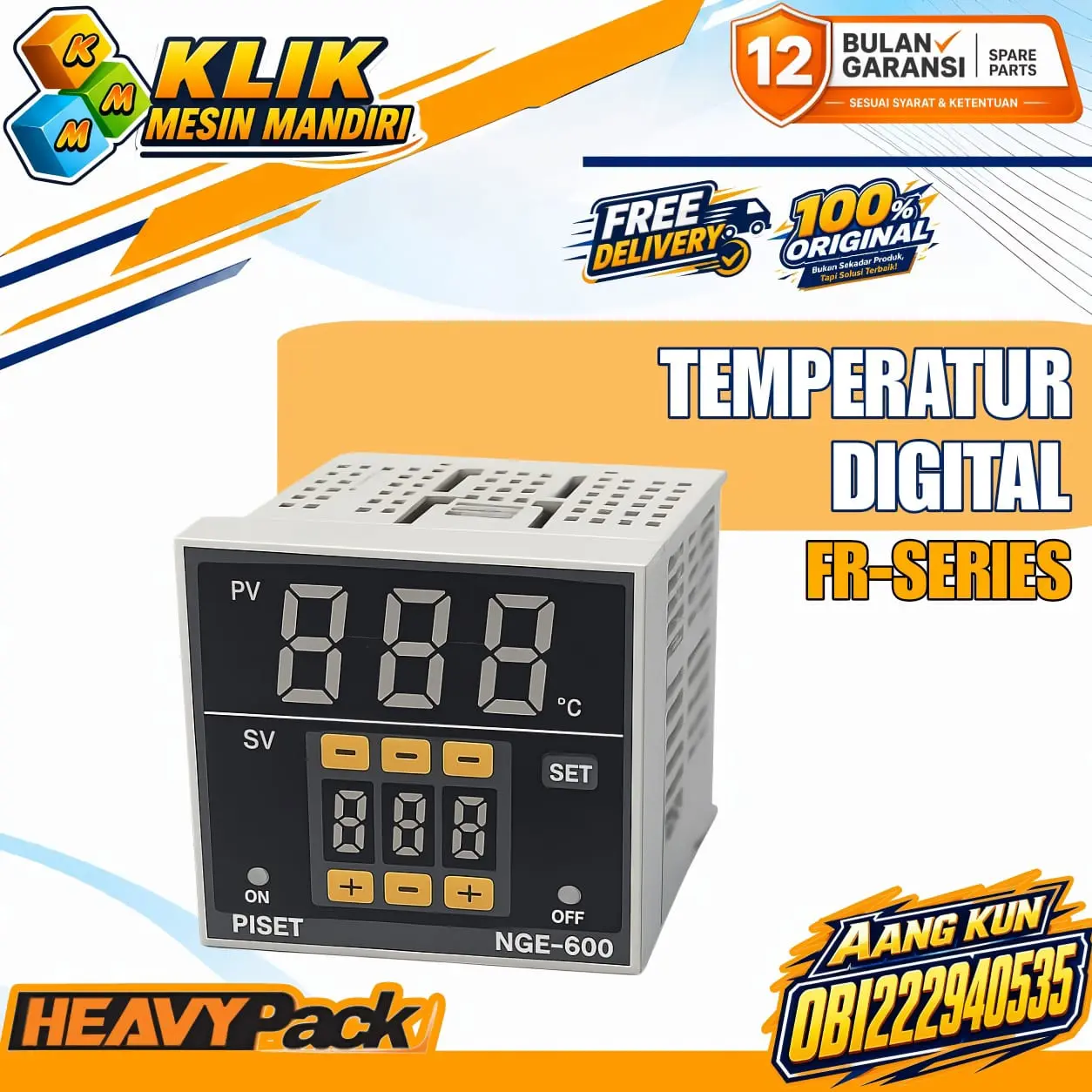 Timer Temperatur Digital FR-800 FR-900 Heavypack