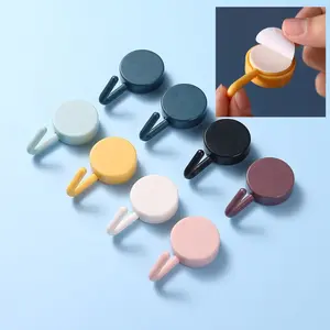 Gantungan Hook Bulat Tempel Dinding Baju Serbaguna Kamar Mandi alat Dapur Baju