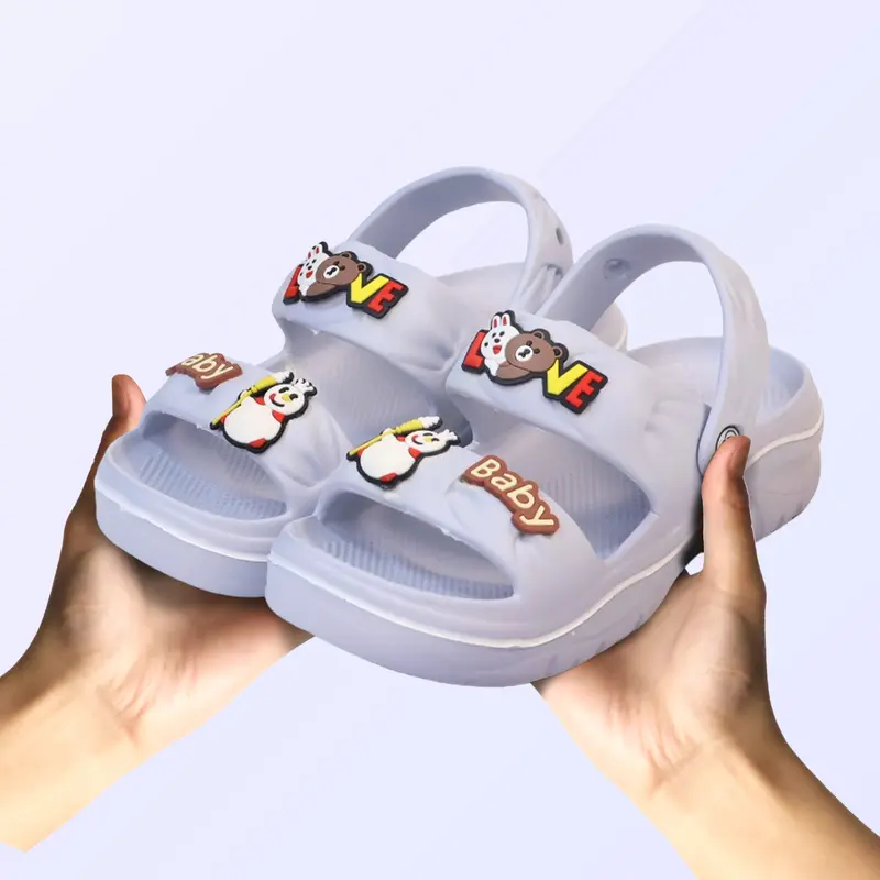 FLASH SALE SANDAL ANAK SELOP 370t-1 MODEL BONEKA LUCU BAHAN KARET EVA 3