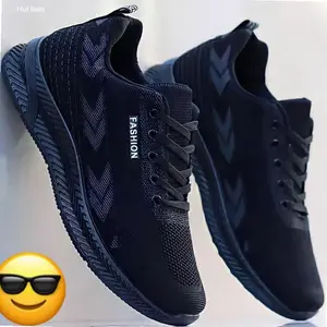 Sepatu Sekolah Anak Laki laki Hitam SD SMP SMA / Sepatu Sneakers Pria Casual Terbaru | Hot Item