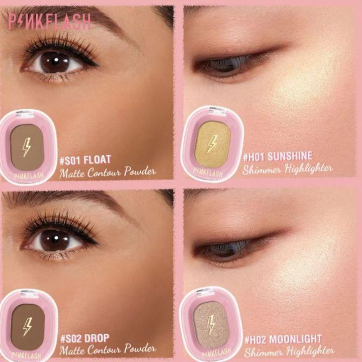 PINKFLASH OhMyShow Highlighter Contour Shimmer Soft Smooth - 4 Colors 1