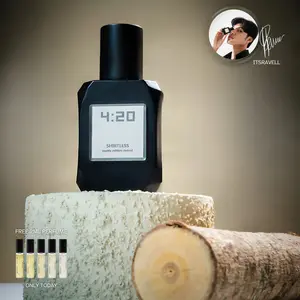 4:20 Parfum - Shirtless - Manly Edition - Extrait (Diatas EDP) - Parfum Pemikat Tahan Lama Elegant Mewah Uniseks