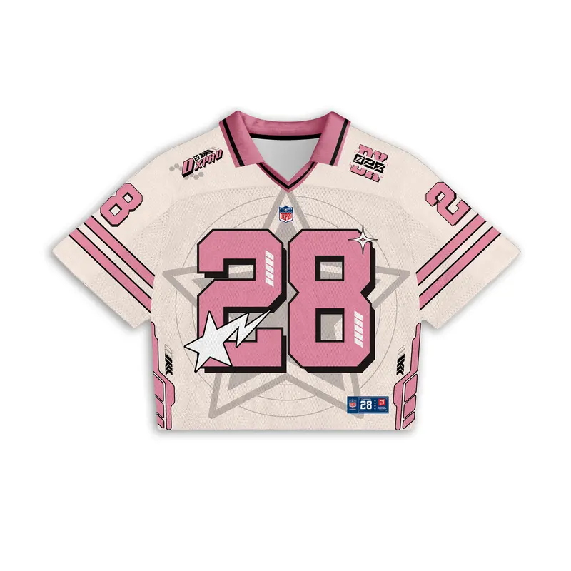 DXPRO 28 Pink Series Jersey Boxy Unisex FS 2