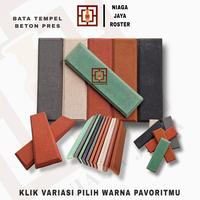 Gambar NIAGA JAYA ROSTER - Bata Tempel, 24 x 7 x 1,7 Cm, Bata Homogen Beton, Warna | Putih | Terakota | Abu | Hitam. Bata Expose, Bata Dinding, Hiasan - Abu-abu dari NIAGA JAYA ROSTER Kota Bekasi 1 Tokopedia