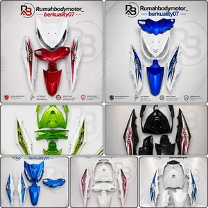 Honda Beat Fi Cover kaper Full Halus Full Set Alus Honda Beat Fi Warna Merah , Biru , Putih ,Orange , Hijau Tahun 2012 2013 2014 2015 2016 Plus Striping