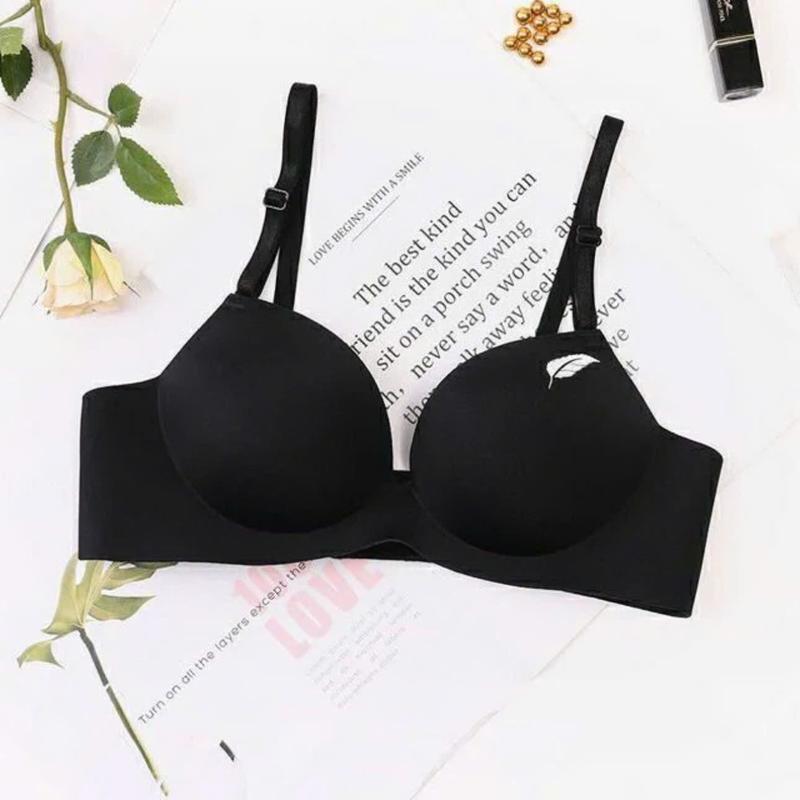 Combo 3 Áo lót nữ cúp su không gọng hình CHIẾC LÁ 2 quây cài sau đệm 3cm mã A011