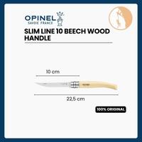 Gambar Opinel Slim Line 10 Beech Wood Handle - Pisau Lipat Stainless Steel dari Technical Outdoor Store Kota Administrasi Jakarta Selatan 1 Tokopedia