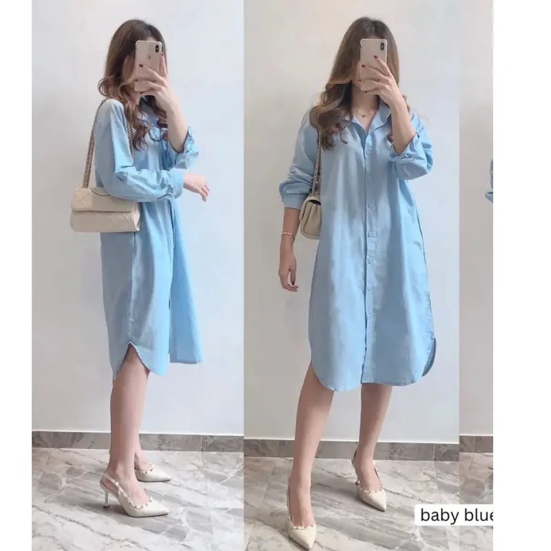 mubtadashop-Tunik  Shakila Twill Wanita Korean Style 3